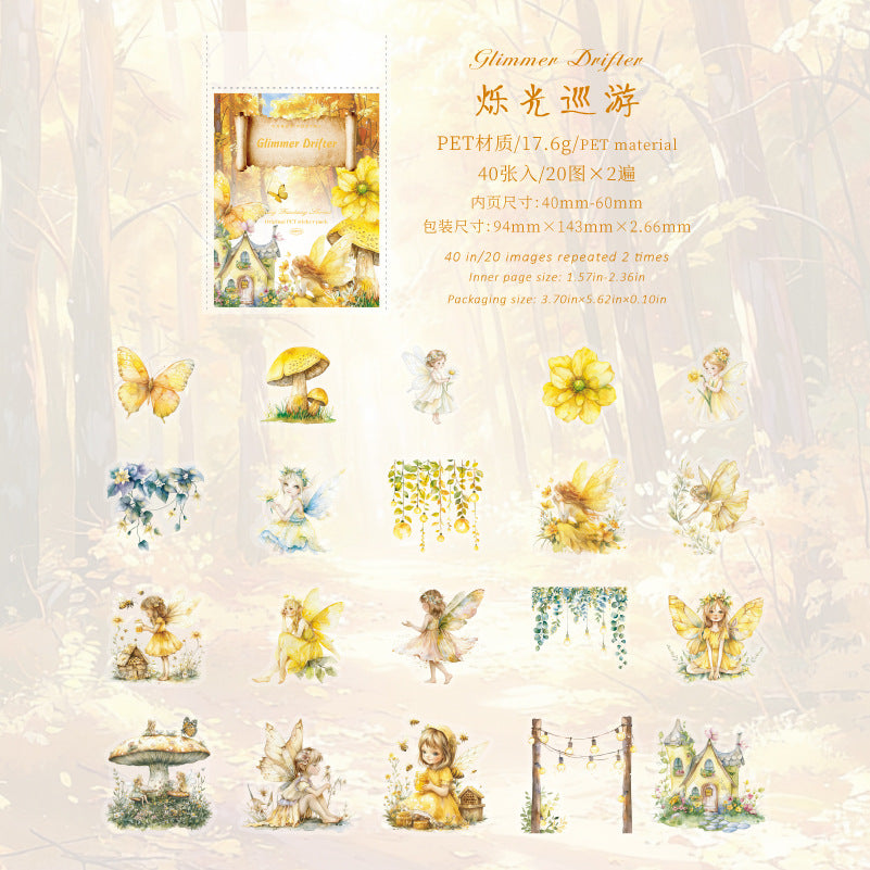 40pcs fairy sticker pack (S26032309)