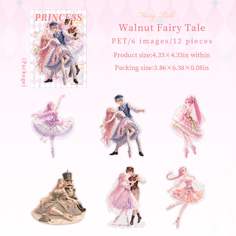 12pcs princess sticker pack(S26071909)