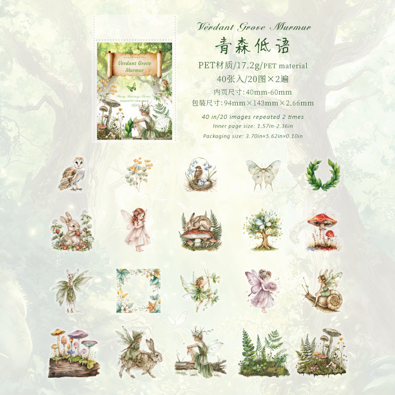 40pcs fairy sticker pack (S26032309)