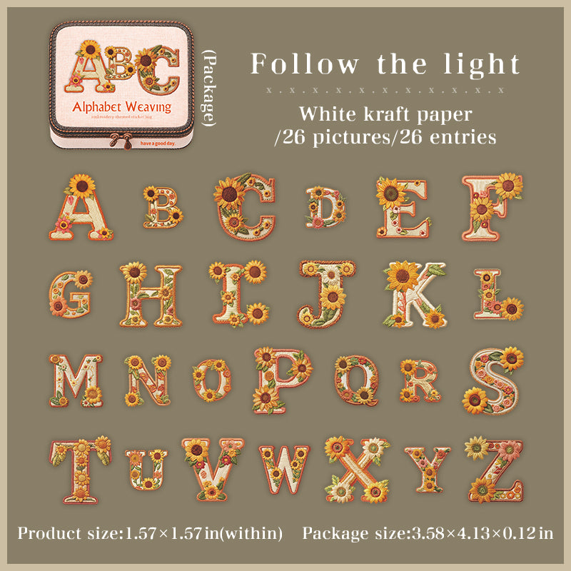 26pcs Alphabet sticker pack (S26040709)
