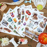 20sheets food sticker book (TZB25103105)