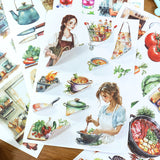 20sheets food sticker book (TZB25103105)