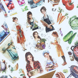 20sheets food sticker book (TZB25103105)