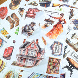 20sheets western legend sticker book (TZB25103102)