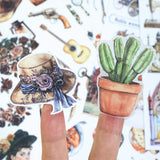 20sheets western legend sticker book (TZB25103102)