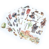 20sheets western legend sticker book (TZB25103102)