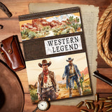 20sheets western legend sticker book (TZB25103102)