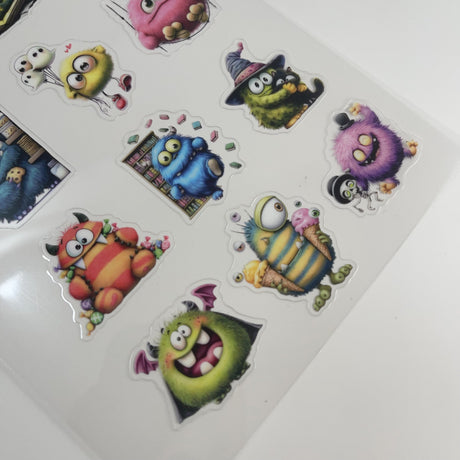 1pc Exclusive cute monster PET-stickers A5 size(S26011302)