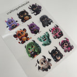 1pc Exclusive  halloween doll PET-stickers A5 size (S26011303)