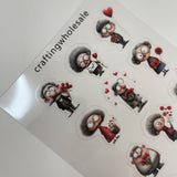 1pc Exclusive Valentine PET-stickers A5 size (S26011306)