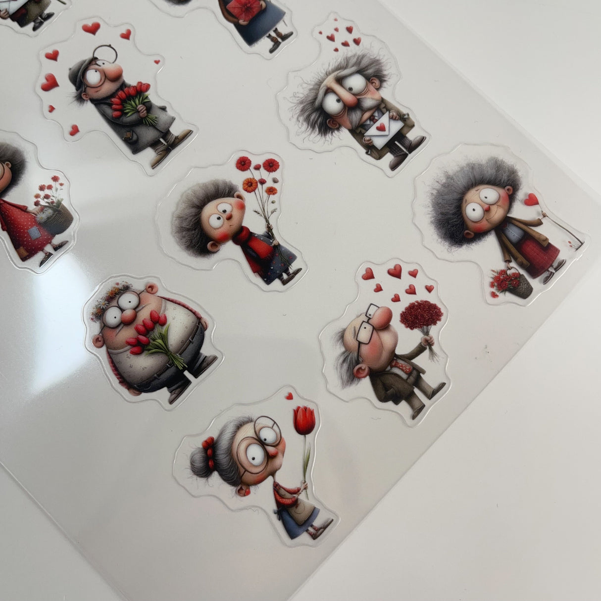 1pc Exclusive Valentine PET-stickers A5 size (S26011306)