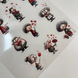 1pc Exclusive Valentine PET-stickers A5 size (S26011306)