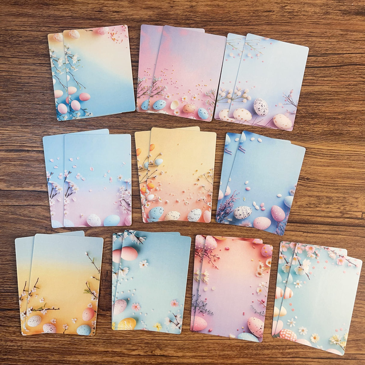 Spring easter background ATC cards 1 pack 20pcs 2.5*3.5 inch (C26012901)