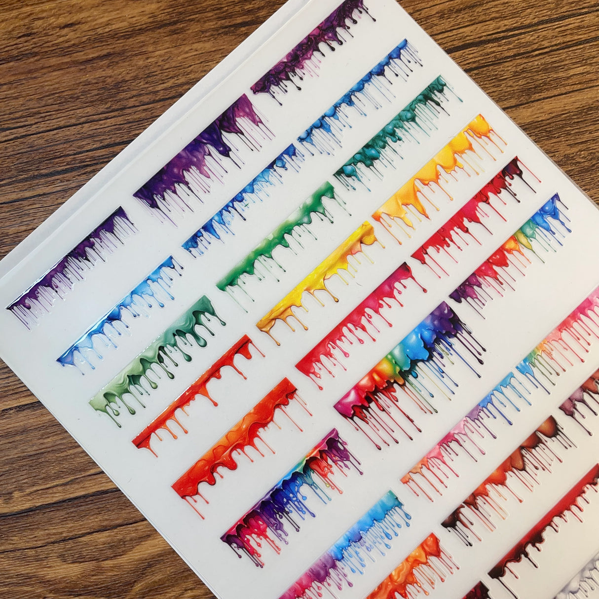 A4 size(21-29cm) 3D embossed dripping sticker  sticker (s26012902)