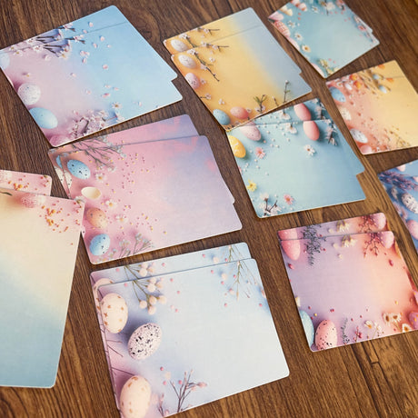 Spring easter background ATC cards 1 pack 20pcs 2.5*3.5 inch (C26012901)