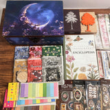 1000+pcs FLORA journaling bundle WITH MOON BOX(A260509)