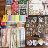 1000+pcs FLORA journaling bundle WITH MOON BOX(A260509)