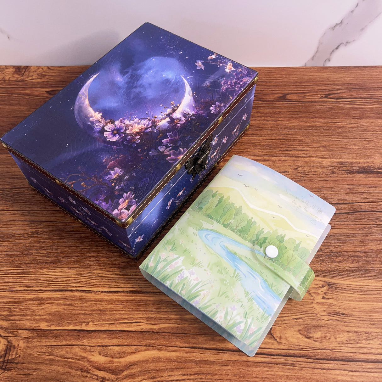 1000+pcs FLORA journaling bundle WITH MOON BOX(A260509)