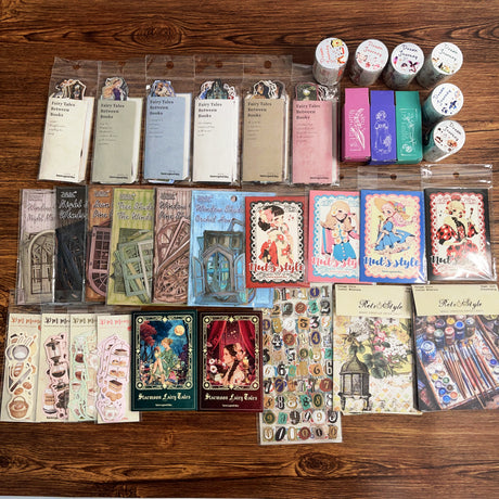 NEW journaling bundle with bus suitcase(A260521)