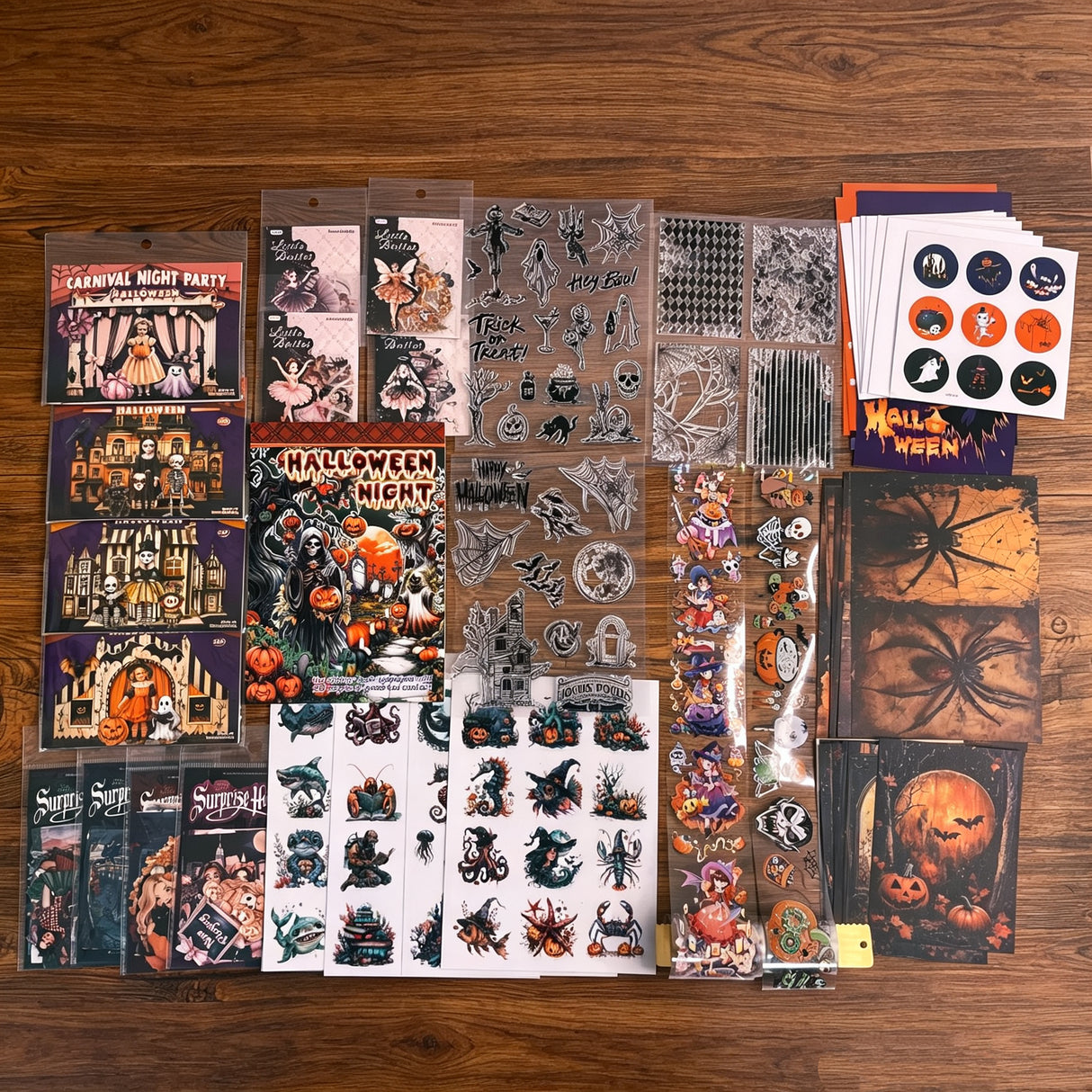 Hallowen journaling bundle with Hallowen night suitcase(A260611)