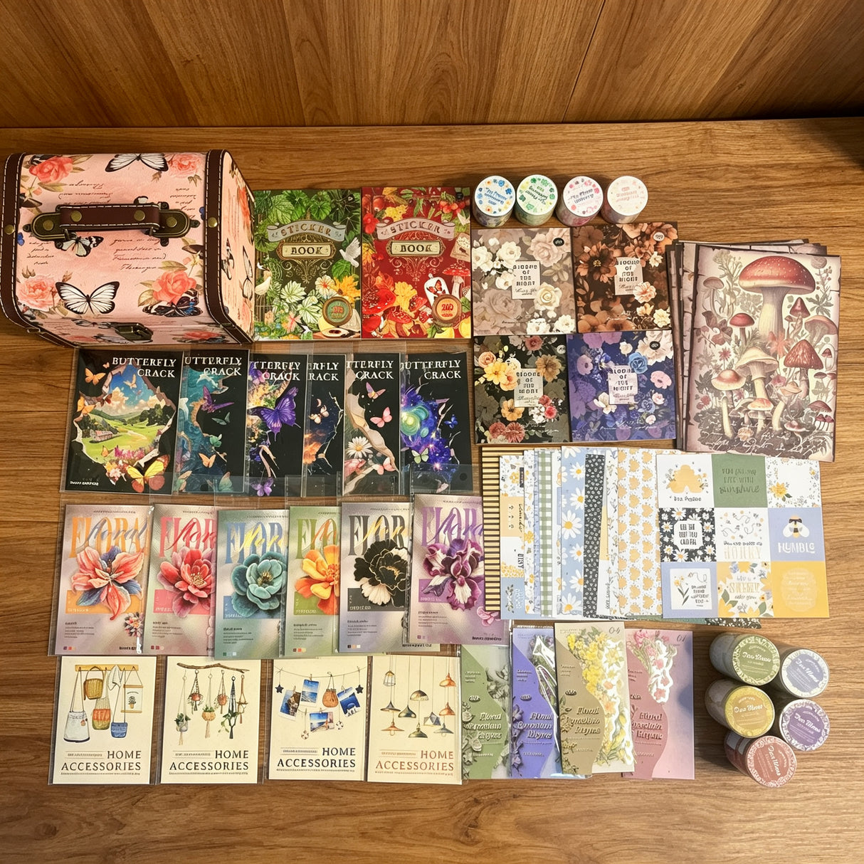 Butterfly Loves Flowers bundle with suitcase (A260616)