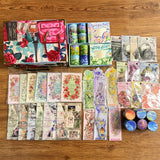 Paris Floral Journaling bundle with Paris suitcase (A260622)