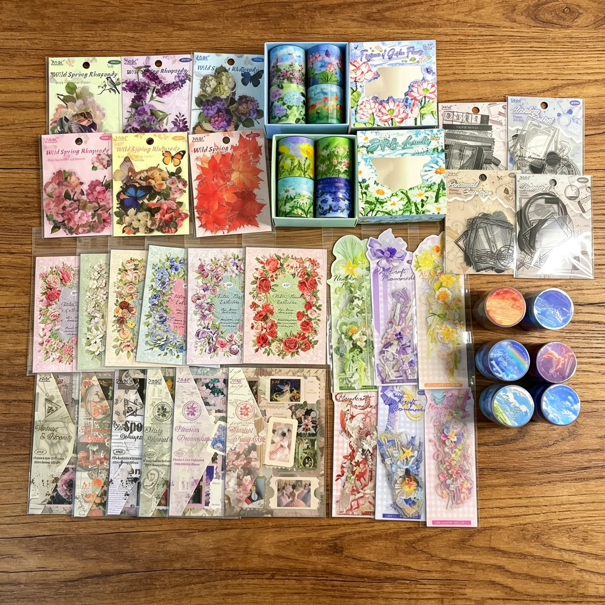 Paris Floral Journaling bundle with Paris suitcase (A260622)