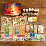 800+pcs Autumn journaling bundle with wooden suitcase(A260702)