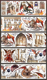 1 loop gorgeous dragon war PET-tape (TB26070703)