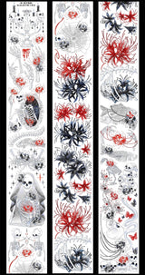1 loop gorgeous gothic skull PET-tape (TB26070904)