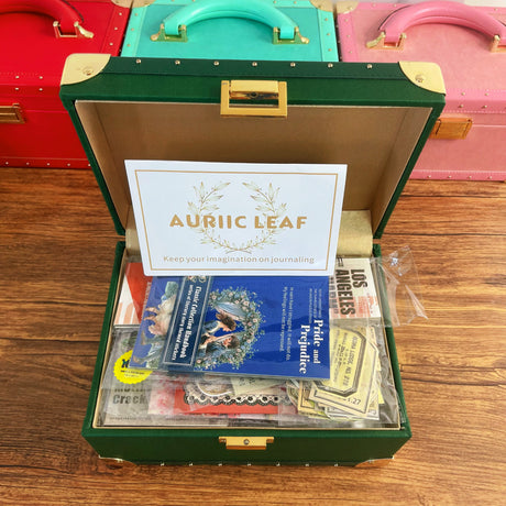 62 sticker packs mystery box with 1 suitcase