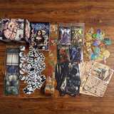 Spooky journaling supplies bundle with heart wooden box(A260721)