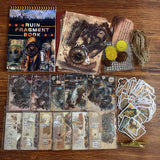 Steampunk journaling bundle with map suitcase(A260827)
