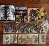 Steampunk journaling bundle with map suitcase(A260827)