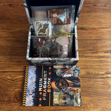 Steampunk journaling bundle with map suitcase(A260827)