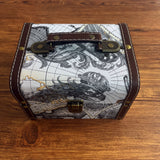 Steampunk journaling bundle with map suitcase(A260827)