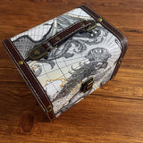 Steampunk journaling bundle with map suitcase(A260827)