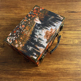 Halloween ghost jouranling bundles with wooden suitcase (A260914)